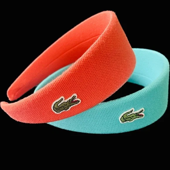 New with tag Lacoste women’s Bold Fuschia hot Pink Hairband Lacoste | Accessories | Authentic Pink Lacoste Headband  main image 3